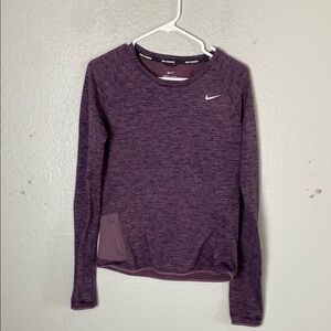 Nike Women's Purple Heathered sweatshirt